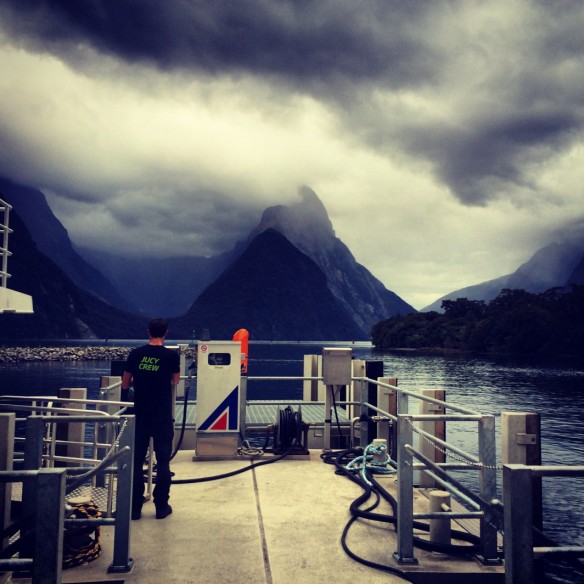 Boat to Milford Sound